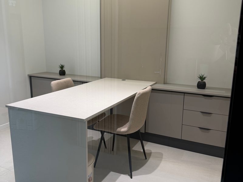 Desk and drawer cabinets