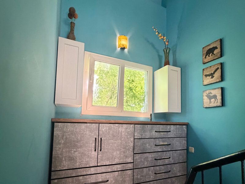 Drawers by the stairs